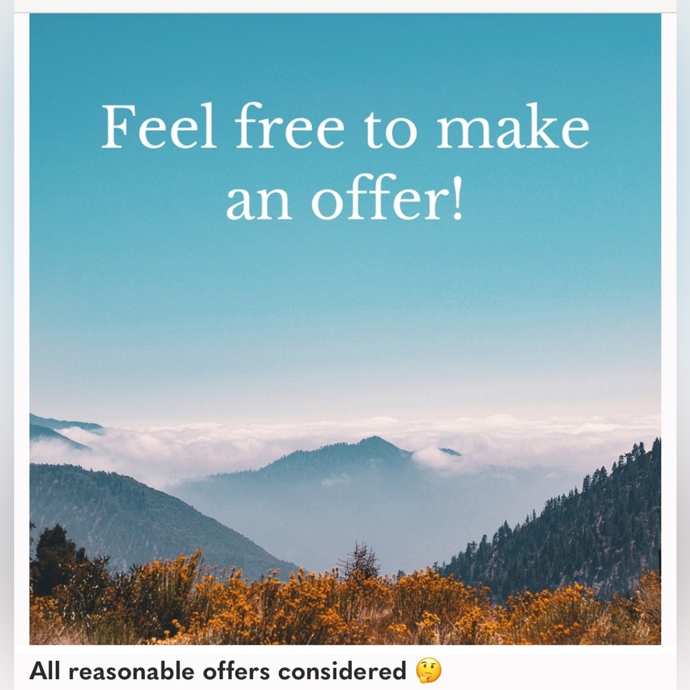 Reasonable offers accepted.